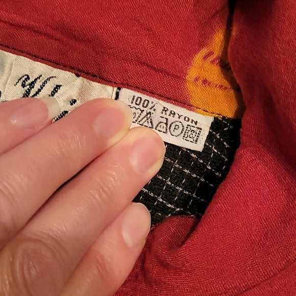 GEORGE KLEIN! 1990s Patchwork Artsy Long Sleeve - Picture 10 of 10